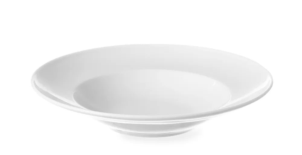 Pastateller - Weißes Hotelporzellan, Ø260 mm, Geschirrspüler- und Mikrowellengeeignet - HENDI