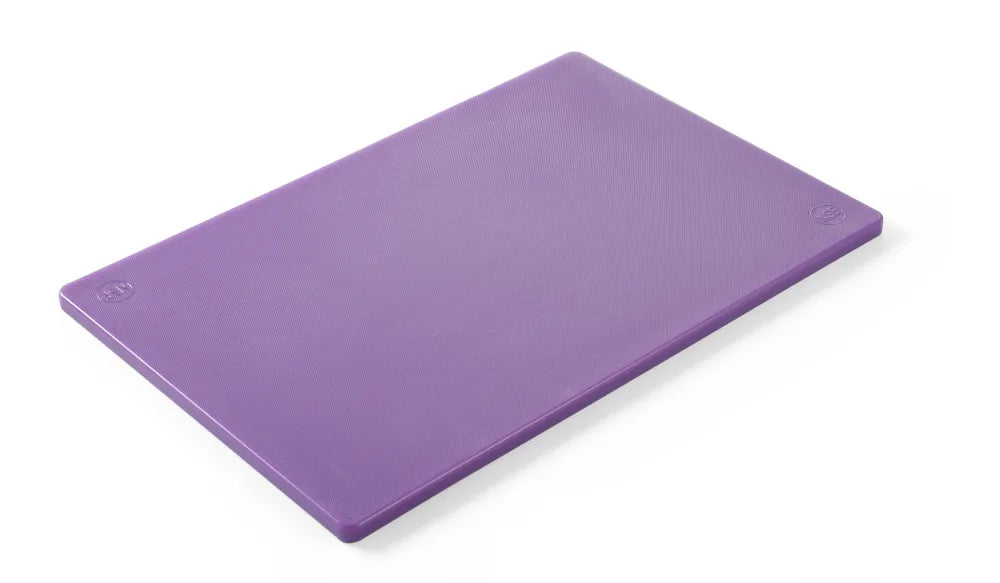 Schneidbretter HACCP - Violett, 450x300x13 mm, HDPE, Spülmaschinengeeignet - HENDI