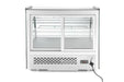 Arktic - Arktic Aufsatz-Kühlvitrine, 120L, 230V/160W, 707x570x(H)680mm - GastroDeals