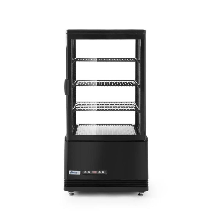 Arktic - Arktic Aufsatz-Kühlvitrine 68 Liter, Schwarz, 230V/170W, 444x397x(H)875mm - GastroDeals