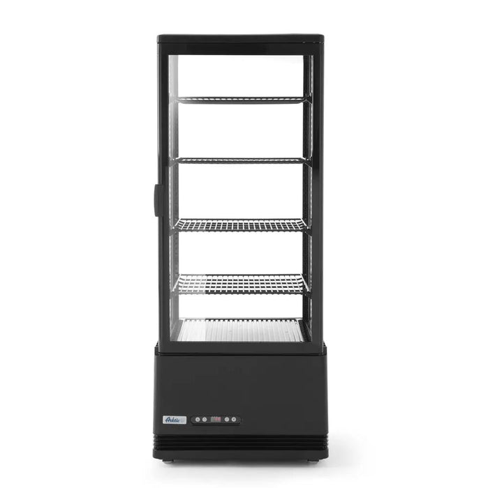 Arktic - Arktic Aufsatz-Kühlvitrine 98 Liter, Schwarz, 230V/210W, 444x397x(H)1100mm - GastroDeals