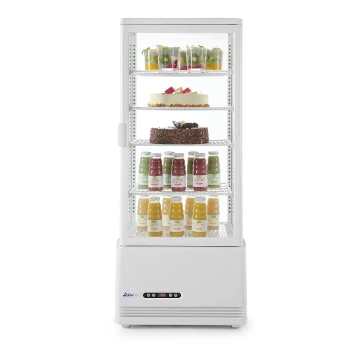 Arktic - Arktic Aufsatz-Kühlvitrine 98 Liter, weiß, 230V/210W, 444x397x(H)1100mm - GastroDeals