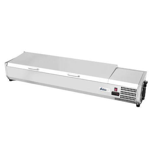 Arktic - Arktic Aufsatz-Kühlvitrine Gastronorm 1/3, 7x GN 1/3, 230V/180W, 1605x420x(H)630mm - GastroDeals