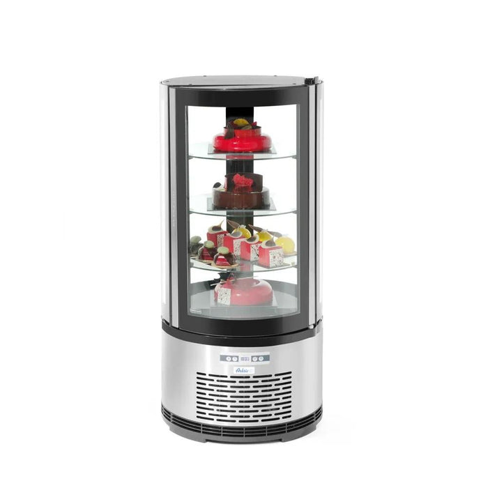 Arktic - Arktic Kuchenvitrine, rund 100L, 100L, 230V/210W, ø480x(H)1065mm - GastroDeals