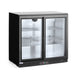 Arktic - Arktic Kühlschrank hinten mit doppelten Schiebetüren, 158L, Schwarz, 220-240V/160W, 900x520x(H)865mm - GastroDeals