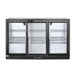 Arktic - Arktic Kühlschrank mit drei Schiebetüren an der Bar, 254L, Schwarz, 220-240V/160W, 1350x520x(H)865mm - GastroDeals