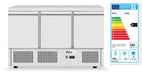 Arktic - Arktic Kühltisch, dreitürig Kitchen Line 380L, 230V/220W, 1375x700x(H)890mm - GastroDeals