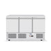 Arktic - Arktic Kühltisch, dreitürig Kitchen Line 380L, 230V/220W, 1375x700x(H)890mm - GastroDeals