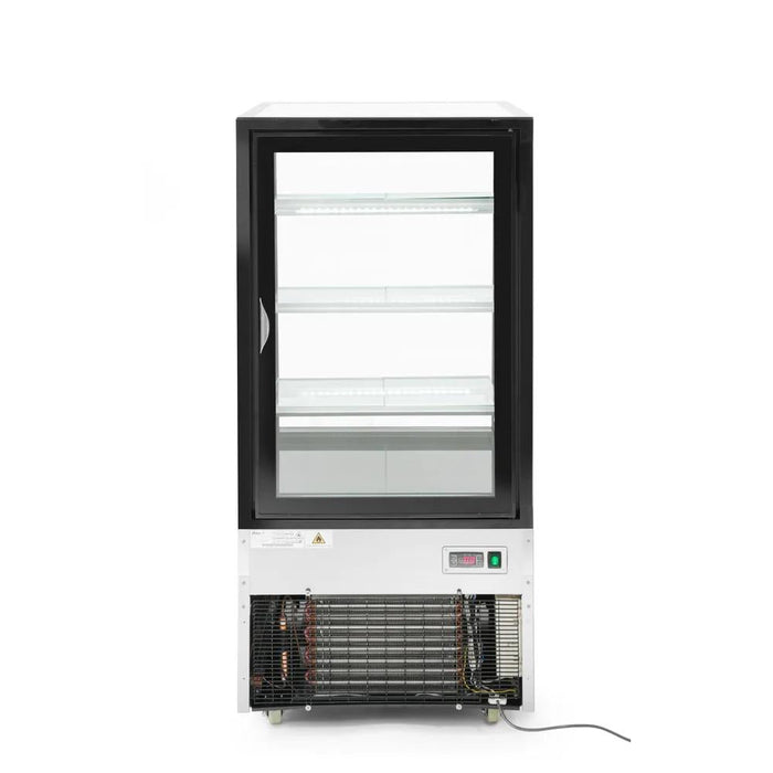 Arktic - Arktic Kühlvitrine mit 3 geneigten Regalen, 300L, 230V/480W, 650x833x(H)1460mm - GastroDeals