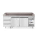 Arktic - Arktic Pizzatisch, zweitürig mit 7 Schubladen 280L, 250L, 230V/250W, 2020x802x(H)1000mm - GastroDeals