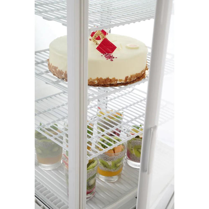 Arktic - Aufsatz - Kühlvitrine 68 Liter - Weiß, 2 - 6°C, 444x397x875 mm, 230V/170W - Arktic - GastroDeals