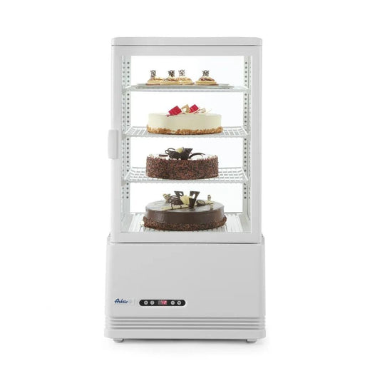 Arktic - Aufsatz - Kühlvitrine 68 Liter - Weiß, 2 - 6°C, 444x397x875 mm, 230V/170W - Arktic - GastroDeals