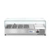 Arktic - Aufsatz - Kühlvitrine Gastronorm 1/3 - 4x GN 1/3, 1208x400x456 mm, Spuckschutz - Arktic - GastroDeals