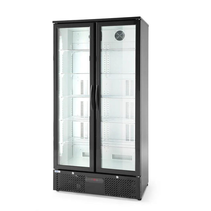 Arktic - Barkühlschrank mit Doppeltür - 384L, Schwarz, 940x635x1983 mm - Arktic - GastroDeals