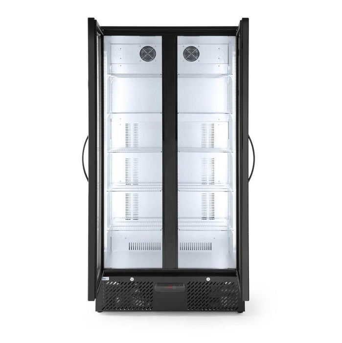 Arktic - Barkühlschrank mit Doppeltür - 384L, Schwarz, 940x635x1983 mm - Arktic - GastroDeals