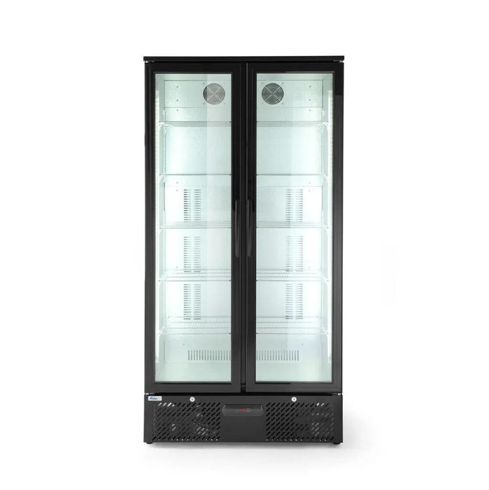 Arktic - Barkühlschrank mit Doppeltür - 384L, Schwarz, 940x635x1983 mm - Arktic - GastroDeals