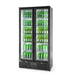 Arktic - Barkühlschrank mit Doppeltür - 384L, Schwarz, 940x635x1983 mm - Arktic - GastroDeals