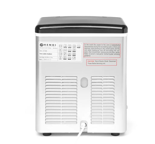 Arktic - Eiswürfelmaschine - 12 kg/24 Std., 320x400x575 mm, Edelstahlgehäuse - Arktic - GastroDeals