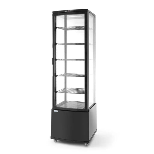 Arktic - Kühlvitrine 270 Liter - Schwarz, 5 Etagen, 0 bis 6°C, 550x520x1870 mm - Arktic - GastroDeals