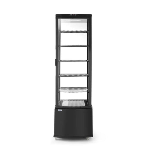 Arktic - Kühlvitrine 270 Liter - Schwarz, 5 Etagen, 0 bis 6°C, 550x520x1870 mm - Arktic - GastroDeals