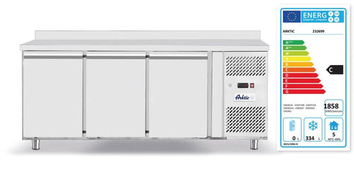 Arktic - Tiefkühltisch Profi Line 420 L - Dreitürig, GN 1/1, 230V/600W, 1796x700x879 mm - Arktic - GastroDeals