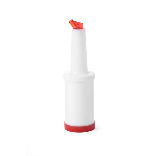 Bar up - Bar up Dosier- und Aufbewahrungsflasche, 0,8L, Rot, ø90x(H)300mm - GastroDeals
