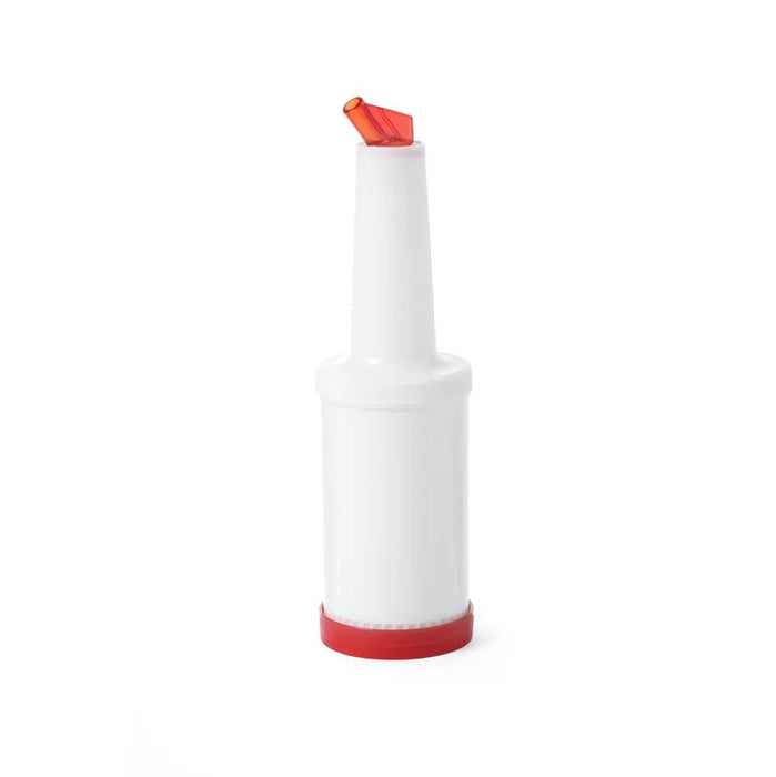 Bar up - Bar up Dosier- und Aufbewahrungsflasche, 0,8L, Rot, ø90x(H)300mm - GastroDeals