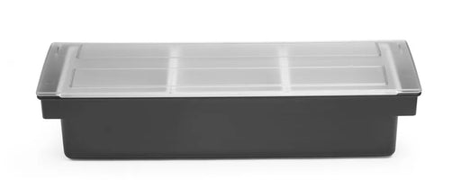 Bar up - Bar up Zutatenbox – 3 Behälter, Schwarz, 480x150x(H)100mm - GastroDeals