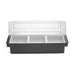 Bar up - Bar up Zutatenbox – 3 Behälter, Schwarz, 480x150x(H)100mm - GastroDeals