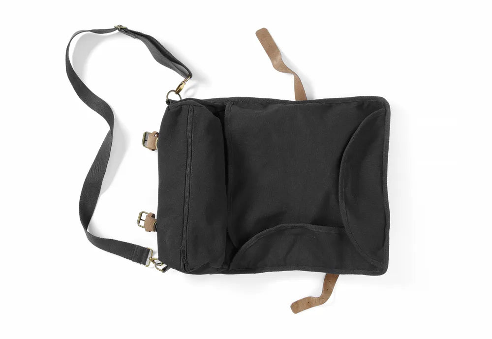 Bar up - Barzubehörtasche - Schwarz, 210x370x70 mm, Baumwolle, Lederdetails - Bar up - GastroDeals