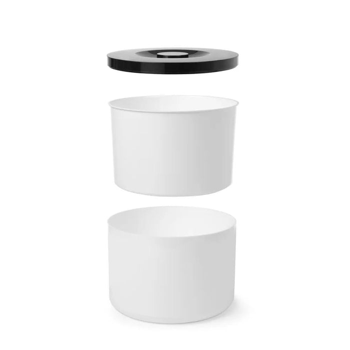 Bar up - Eiskübel - 10L, Ø292x220 mm, Perforierter Boden, Schwarzer Deckel - Bar up - GastroDeals