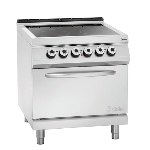 Bartscher - Bartscher 4 Felder Elektroherd, EBO 2/1GN - GastroDeals