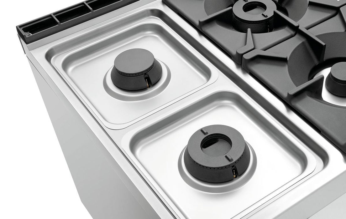 Bartscher - Bartscher 4 Flammen Gasherd, EBO 2/1GN - GastroDeals