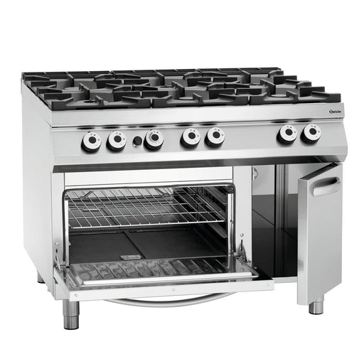 Bartscher - Bartscher 6-Flammen Gasherd, GBO 2/1GN, NS - GastroDeals