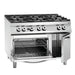 Bartscher - Bartscher 6-Flammen Gasherd, GBO 2/1GN, NS - GastroDeals