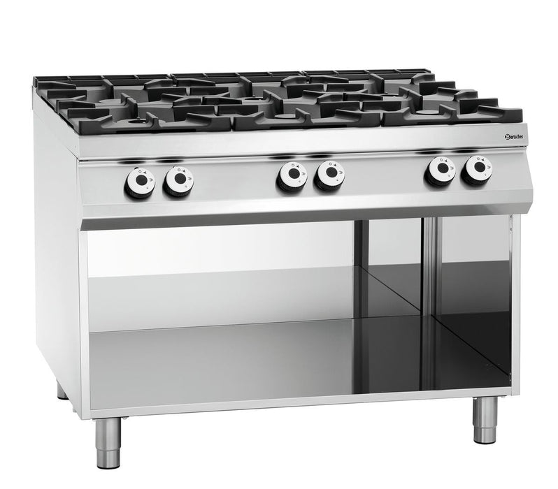 Bartscher - Bartscher 6 Flammen Gasherd, UO - GastroDeals