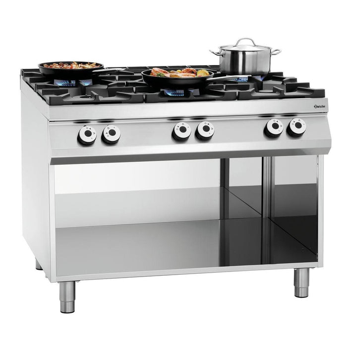 Bartscher - Bartscher 6 Flammen Gasherd, UO - GastroDeals