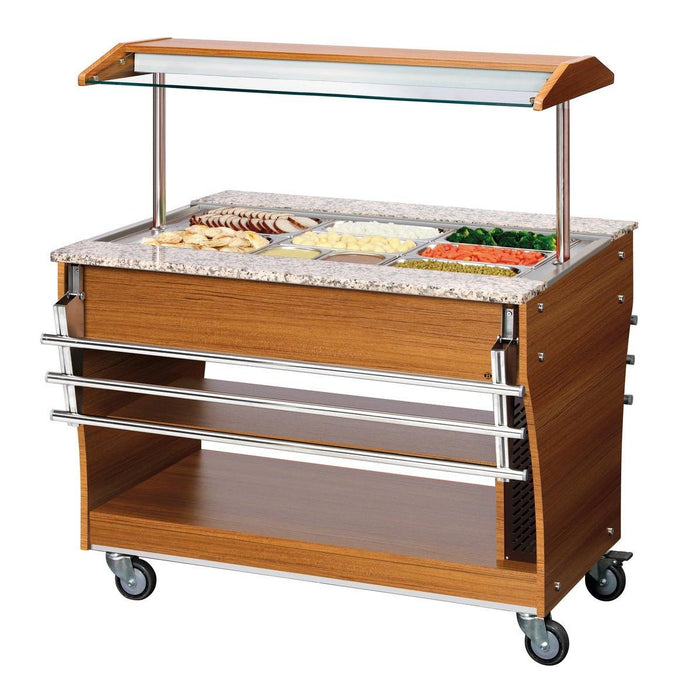 Bartscher - Bartscher Buffetwagen, warm, 3x 1/1GN - GastroDeals
