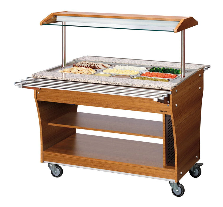 Bartscher - Bartscher Buffetwagen, warm, 3x 1/1GN - GastroDeals