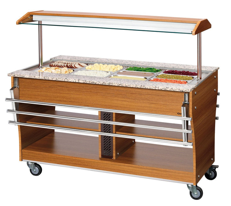 Bartscher - Bartscher Buffetwagen, warm, 4x 1/1GN - GastroDeals
