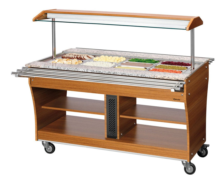 Bartscher - Bartscher Buffetwagen, warm, 4x 1/1GN - GastroDeals