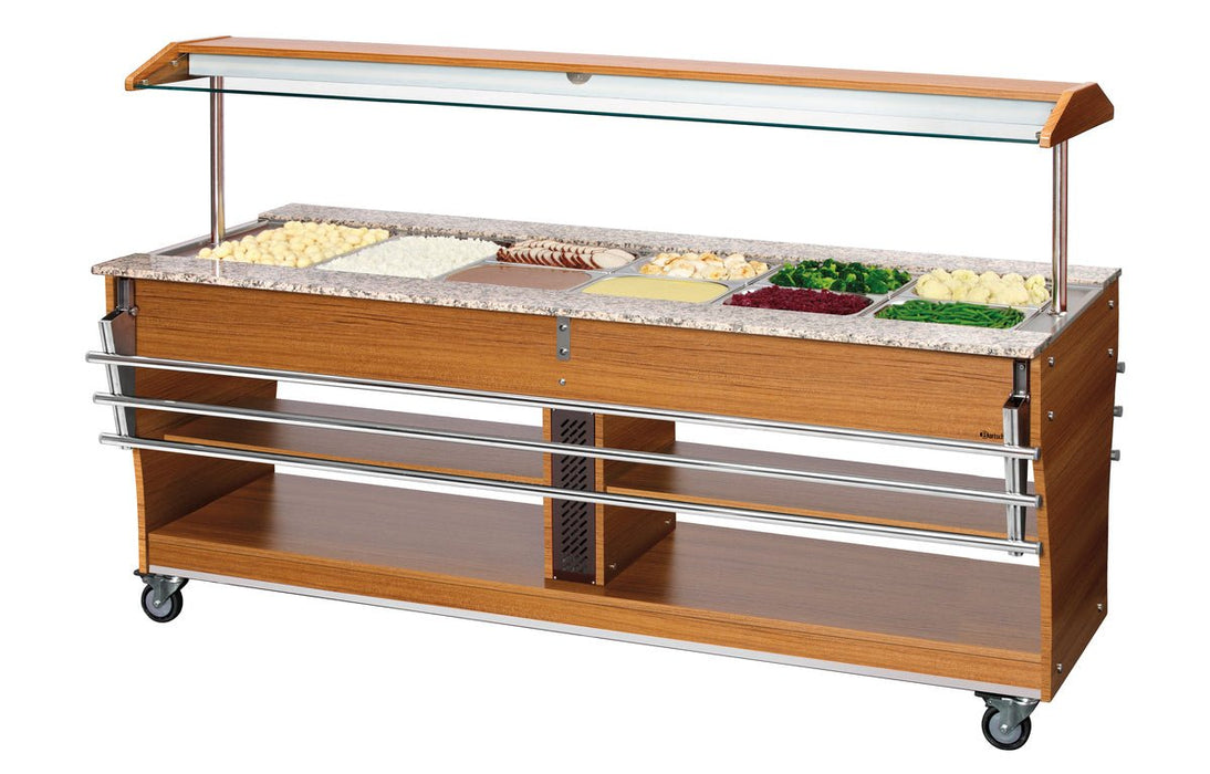 Bartscher - Bartscher Buffetwagen, warm, 6x 1/1 GN - GastroDeals