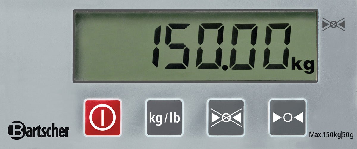 Bartscher - Bartscher Digitalwaage, 150Kg, 50g - GastroDeals