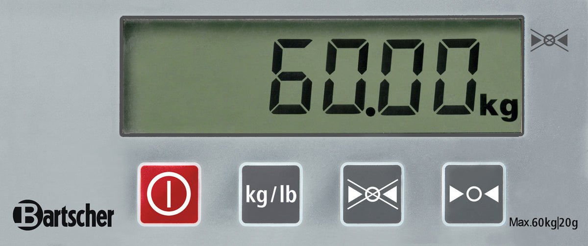 Bartscher - Bartscher Digitalwaage, 60kg, 20g - GastroDeals