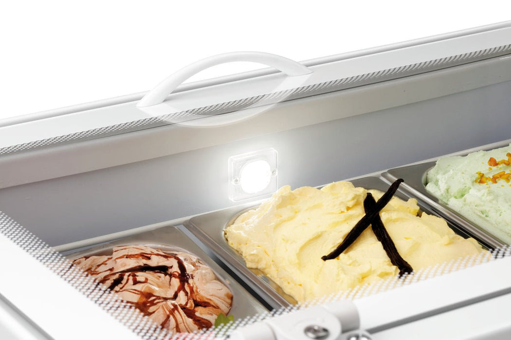 Bartscher - Bartscher Eisvitrine 3x5L-F - GastroDeals
