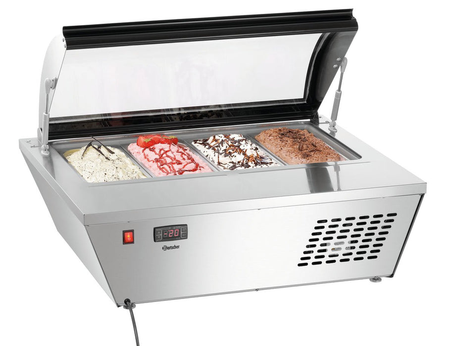 Bartscher - Bartscher Eisvitrine 4x6,5L-R - GastroDeals
