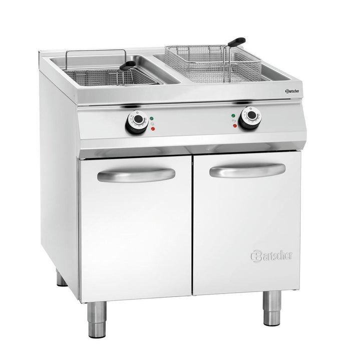Bartscher - Bartscher Elektro-Standfritteuse, 2 Becken - GastroDeals
