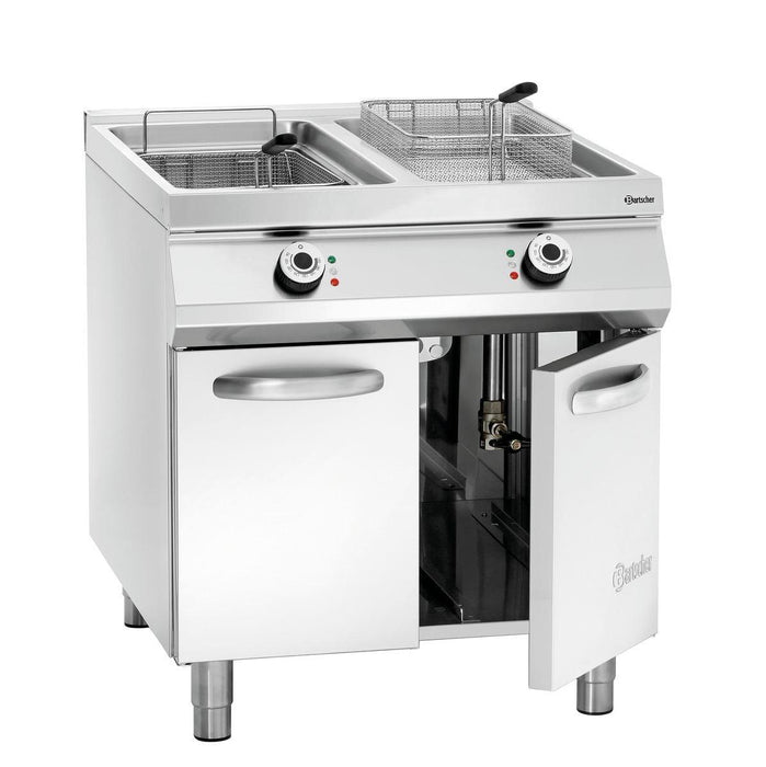 Bartscher - Bartscher Elektro-Standfritteuse, 2 Becken - GastroDeals