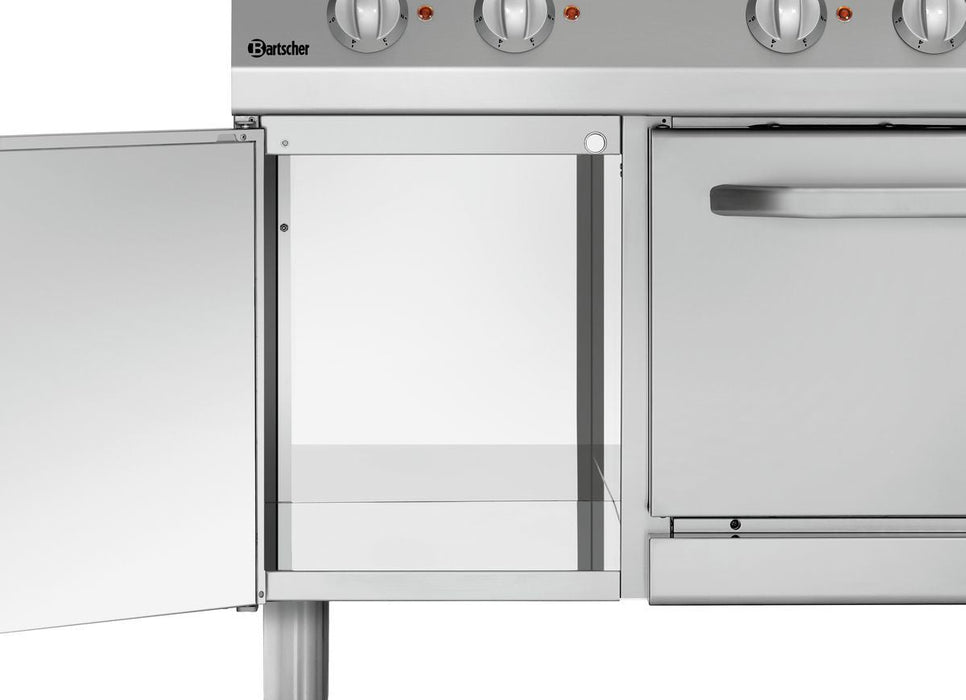 Bartscher - Bartscher Elektroherd 700, B1200, 6Pl, EBO - GastroDeals
