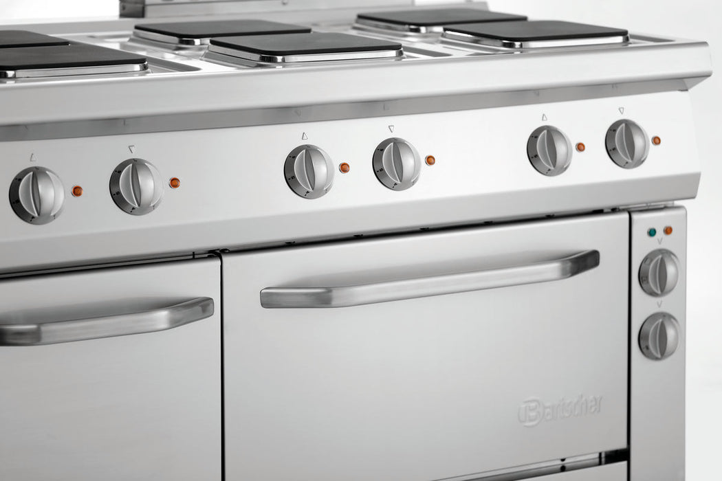 Bartscher - Bartscher Elektroherd 700, B1200, 6PL, EBO - GastroDeals